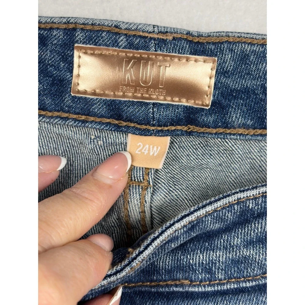NWT Kut from the Kloth Jane High Rise Denim Shorts Size 24W Plus